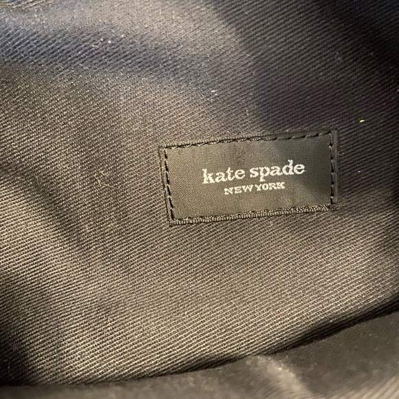 Kate Spade New York Medium Black Vinyl Backpack - Picture 4 of 7